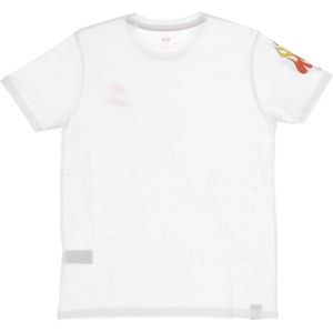 Alpha Industries, Tops, Heren, Wit, XS, Katoen, Flame Tee Hot Wheels T-Shirt