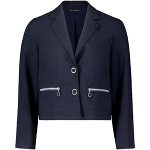 Betty Barclay, Jassen, Dames, Blauw, M, Tijdloze Casual Blazer