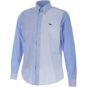 Harmont & Blaine, Overhemden, Heren, Blauw, XL, Casual Shirts