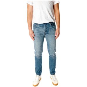 Edwin, Jeans, Heren, Blauw, W30 L32, Denim, Regular Tapered Fit Denim Jeans