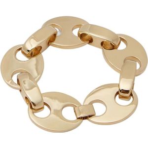 Paco Rabanne, Eight Link Armband Geel, Dames, Maat:ONE Size