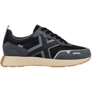 Munich, Schoenen, Heren, Zwart, 42 EU, Leer, Xemine Road Sporty Elegance Sneaker