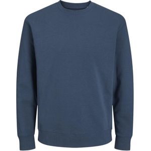 Jack & Jones, Sweatshirts & Hoodies, Heren, Blauw, M, Blauwe Basic Sweat Crew Neck