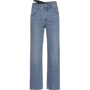 Alexander Wang, Jeans, Dames, Blauw, W28, Katoen, Straight Jeans