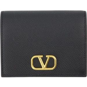 Valentino Garavani, Accessoires, Dames, Zwart, ONE Size, Leer, Wallets Cardholders