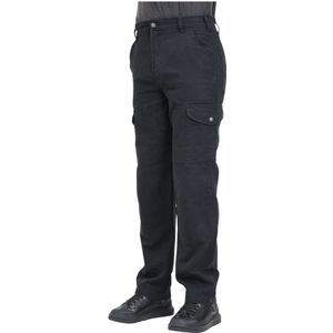 Dickies, Broeken, Heren, Zwart, W31, Katoen, Zwarte Cargo Jeans Casual en Functioneel