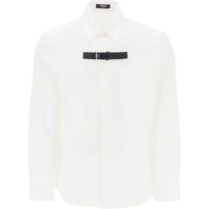 Versace, Overhemden, Heren, Wit, M, Witte Stijl/Model