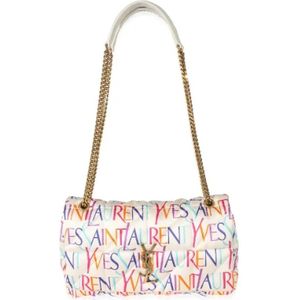 Yves Saint Laurent Vintage, Pre-owned, Dames, Veelkleurig, ONE Size, Satijn, Pre-owned Fabric handbags