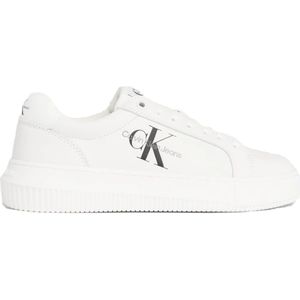 CALVIN KLEIN JEANS Leren Sneakers Wit