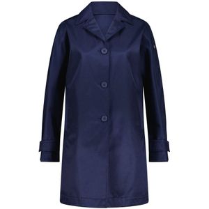Duno, Mantels, Dames, Blauw, 3Xs, Single-Breasted Coats