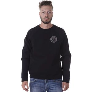 Versace, Hoodie Sweatshirt Zwart, Heren, Maat:L