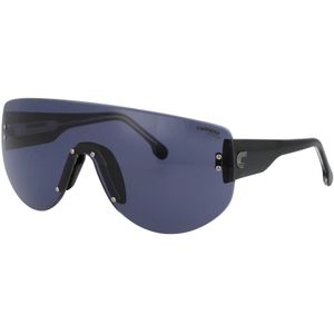 Carrera, Stijlvolle Flaglab 12 Zonnebril Zwart, Dames, Maat:ONE Size