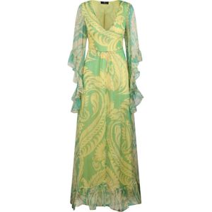 Etro, Kleedjes, Dames, Veelkleurig, S, Tule, Maxi Kleedjes