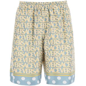 Versace, Korte broeken, Heren, Veelkleurig, S, Stijlvolle Zomer Shorts voor Mannen