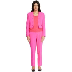 Silvian Heach, Crop Blazer Jas Roze, Dames, Maat:XS