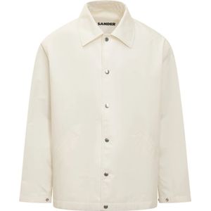 Jil Sander, Overhemden, Heren, Beige, M, Dames Blouson Jas