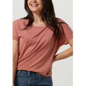 Moss Copenhagen, Tops, Dames, Roze, L/Xl, Dames Tops & T-shirts Fenya Modal Tee