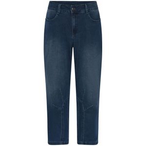 C.Ro, Jeans, Dames, Blauw, 3Xl, Katoen, Bijgesneden jeans