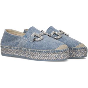 Viguera, Blauwe Jeans Espadrilles Blauw, Dames, Maat:38 EU