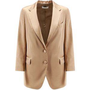 Saulina, Blazers Beige, Dames, Maat:S