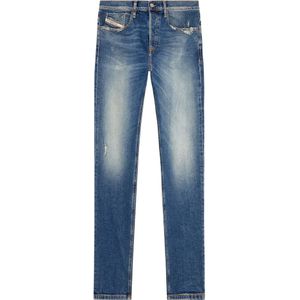 Diesel, Jeans, Heren, Blauw, W28 L34, Katoen, Tapered Jeans - 2005 D-Fining