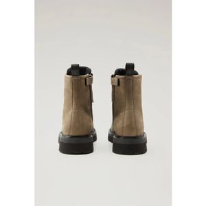 Woolrich, Schoenen, Heren, Beige, 44 EU, Heren Nubuck Stadschoenen