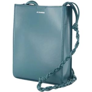 Jil Sander, Tassen, Dames, Groen, ONE Size, Leather shoulder-bags