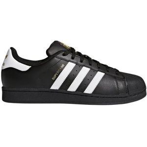 Adidas, 2015 Zwart Wit Gestreepte Superstar Zwart, Heren, Maat:46 2/3 EU