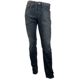 Denham, Jeans, Heren, Zwart, W36 L34, Katoen, Ridge AWB Straight Fit Zwarte Jeans