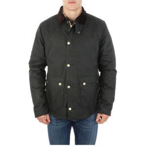 Barbour, Jassen, Heren, Zwart, M, Winter Reelin Wax Jas