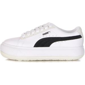 Puma, Schoenen, Dames, Wit, 38 EU, Leer, Suede Lage Schoen Mix Wit/Zwart