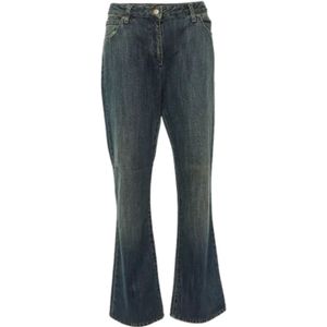 Armani Pre-owned, Pre-owned, Dames, Blauw, L, Denim, Pre-owned Denim jeans