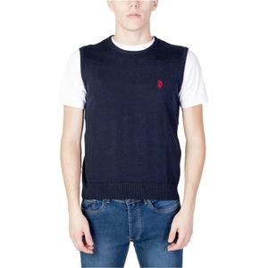 U.s. Polo Assn., Jassen, Heren, Blauw, S, Katoen, Heren Cashmere Gilet