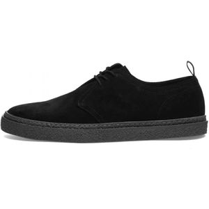 Fred Perry, Schoenen, Heren, Zwart, 43 EU, Suède, Linden Suede Hybrid Sneakers