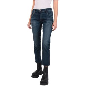 Citizens of Humanity, Jeans, Dames, Blauw, W26, Denim, Stijlvolle Cropped Jeans