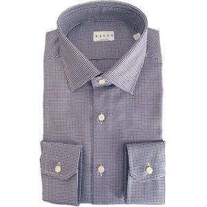 Xacus, Overhemden, Heren, Blauw, 2Xl, Katoen, Klassiek Gestreept Overhemd