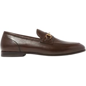 Scarosso, Schoenen, Heren, Bruin, 48 EU, Leer, Alessandro Brown Loafer met Horsebit