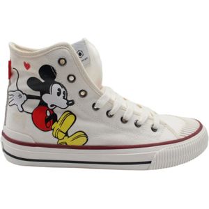 MOA - Master OF Arts, Witte Mickey Mouse Sneakers Veelkleurig, Dames, Maat:38 EU