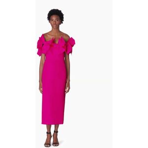 Carolina Herrera, Kleedjes, Dames, Roze, S, Kleedjes