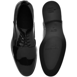 Baldinini, Schoenen, Heren, Zwart, 46 EU, Leer, Black calf Leather lace-ups