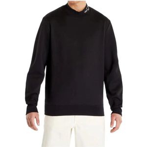 Fred Perry, Sweatshirts & Hoodies, Heren, Zwart, XL, Katoen, Heren Half-Zip Logo Sweatshirt