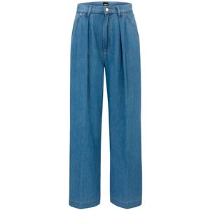 Hugo Boss, Jeans, Dames, Blauw, W30 L32, Katoen, Jeans