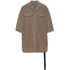 Rick Owens, Overhemden, Heren, Beige, S, Katoen, Shirts