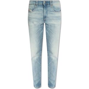 Diesel, Jeans, Heren, Blauw, W34 L32, 2019 D-Strukt jeans