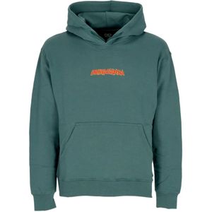 Propaganda, Sweatshirts & Hoodies, Heren, Groen, L, Katoen, Groene Hoodie met Kangoeroezak