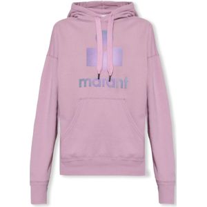 Isabel Marant Étoile, Sweatshirts & Hoodies, Dames, Roze, M, Katoen, ‘Mansel’ hoodie