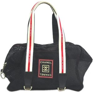 Chanel Vintage, Pre-owned Canvas chanel-bags Zwart, Dames, Maat:ONE Size