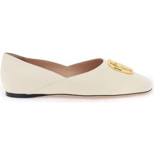 Bally, Ballerinas Wit, Dames, Maat:37 EU