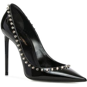 Saint Laurent, Schoenen, Dames, Zwart, 35 EU, Elegante Zwarte Pumps voor Vrouwen