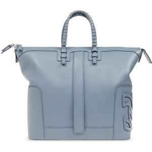 Casadei, ‘C-Style’ shopper tas Blauw, Dames, Maat:ONE Size